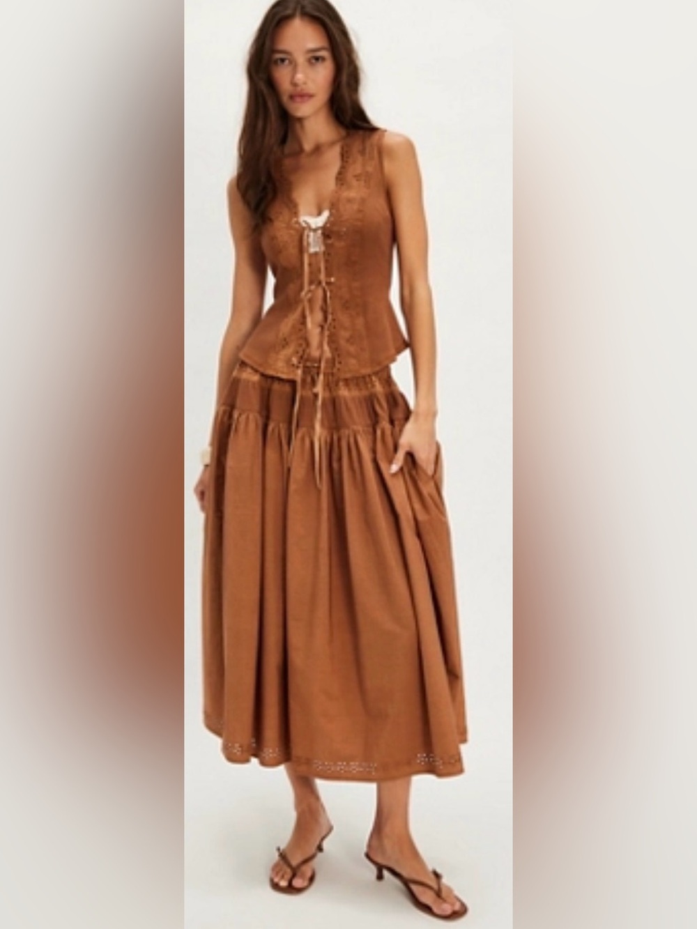 Free People Gesibelle Set in Macadamia